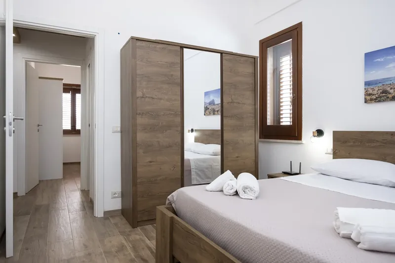 Double bedroom with a fitted wardrobe